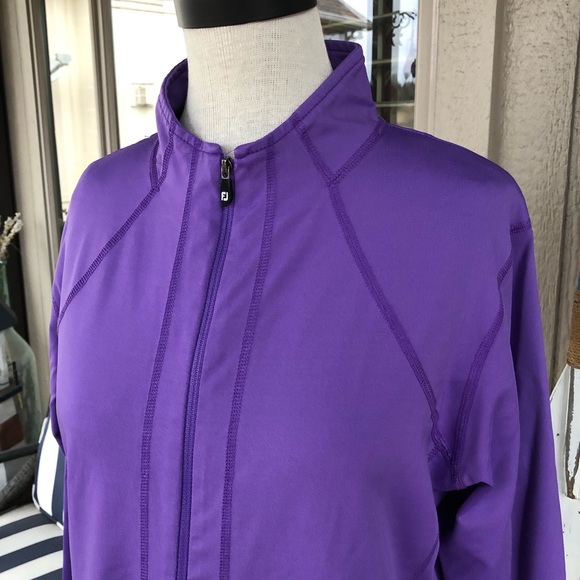 FootJoy Jackets & Coats Foot Joy Ladies Purple Full Zip Performance